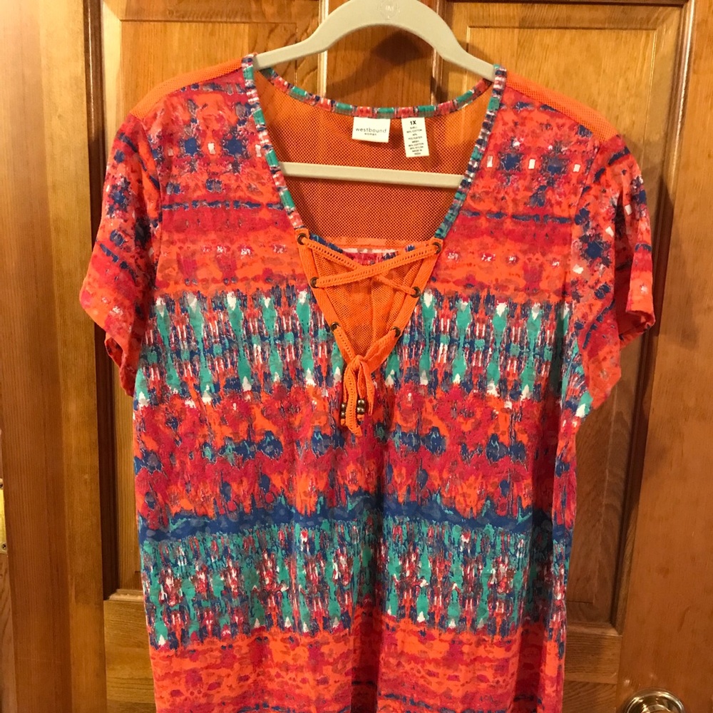 Westbound blouse, short sleeve, light weight
